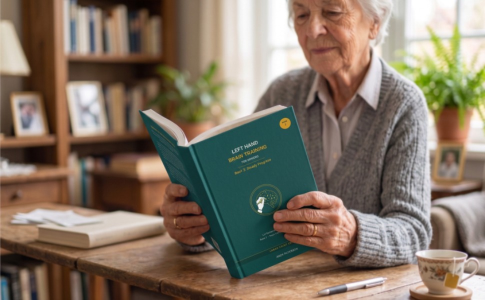Left Hand Brain Training for Seniors book cover